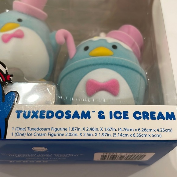 New Sanrio Tuxedosam and Ice Cream Flocked Figurines - Picture 4 of 5